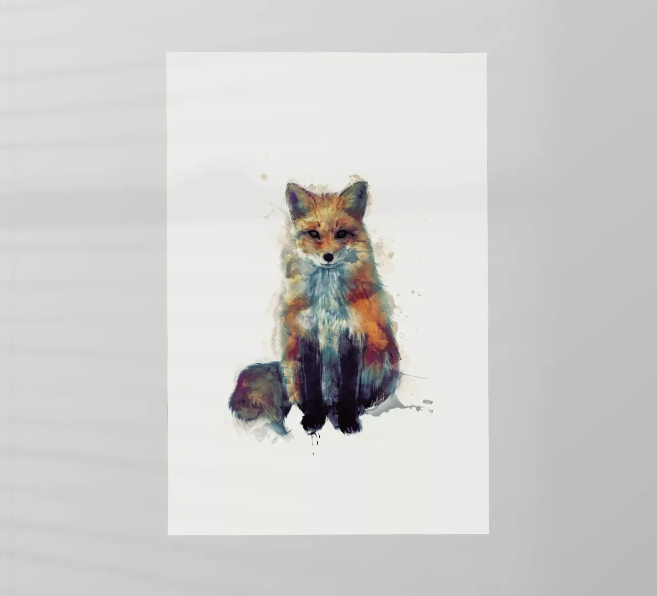 Fox pellicola backlit da Amy Hamilton