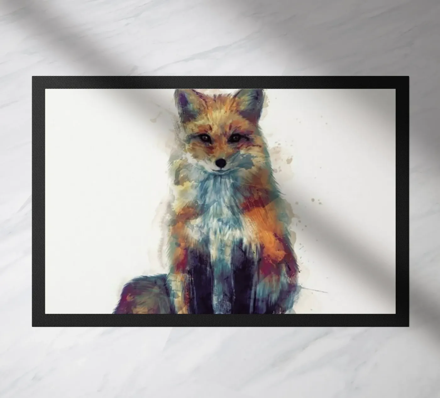 Fox Fußmatte von Amy Hamilton