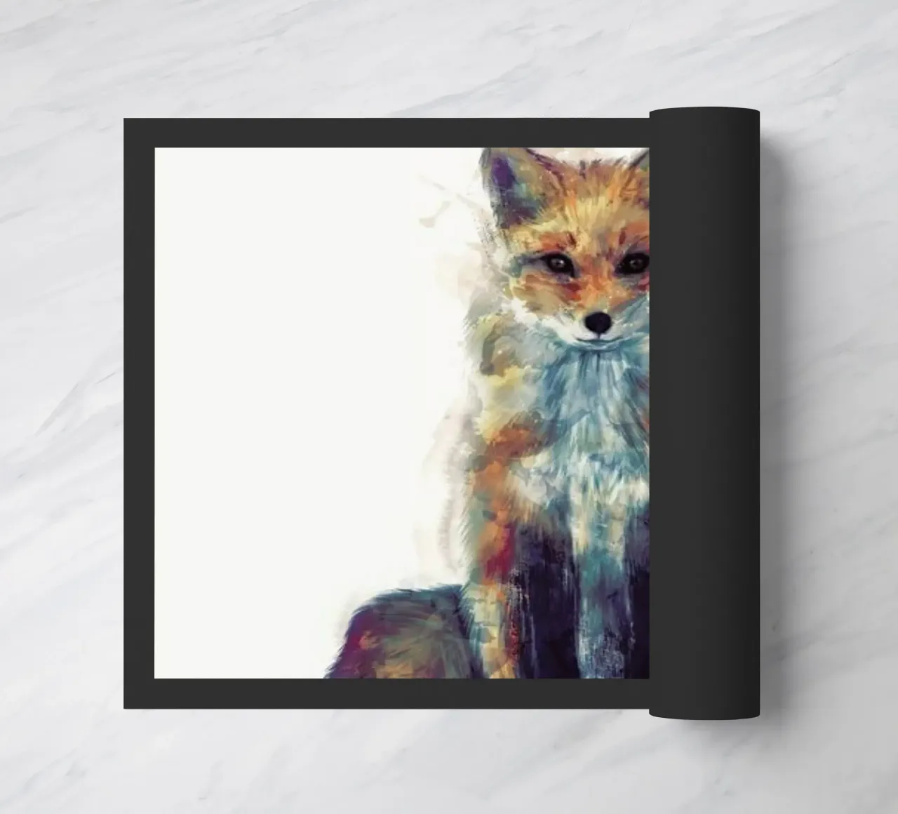 Fox deurmat van Amy Hamilton