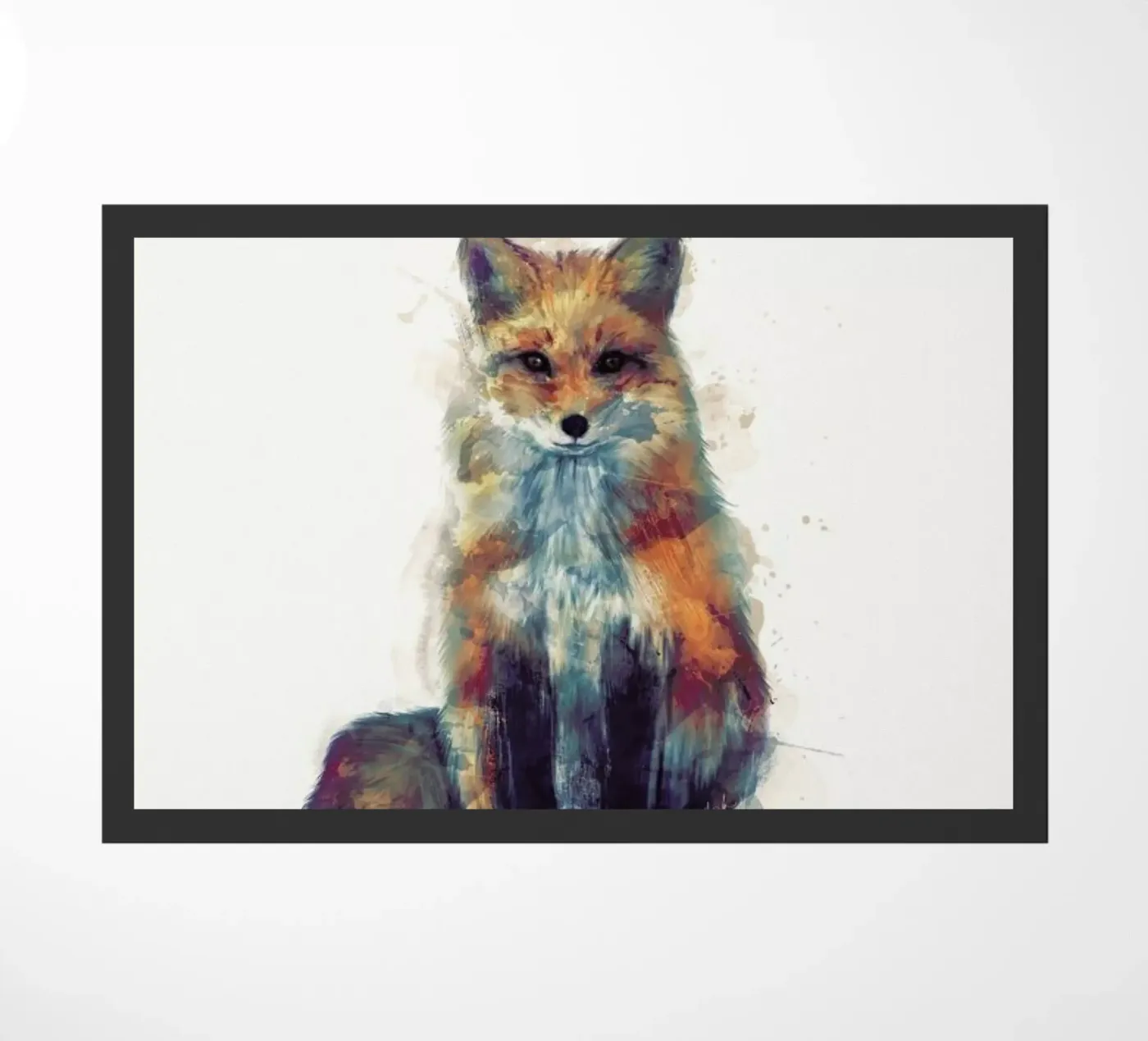 Fox Fußmatte von Amy Hamilton