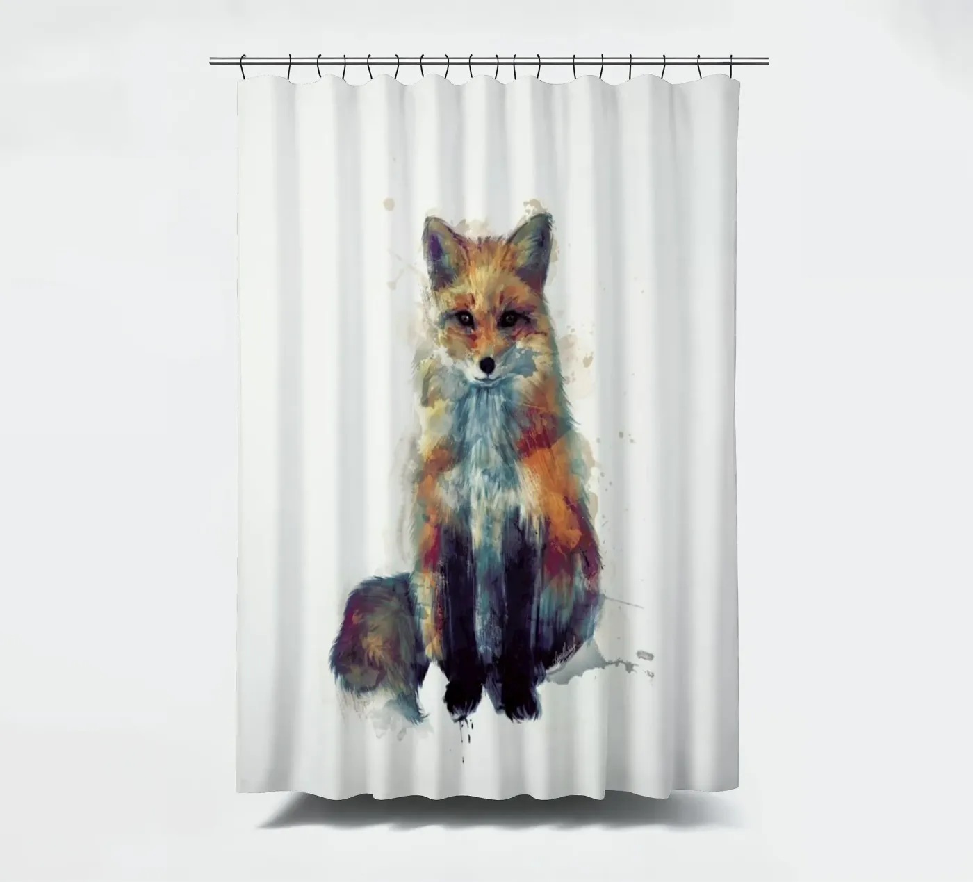 Fox Duschvorhang von Amy Hamilton
