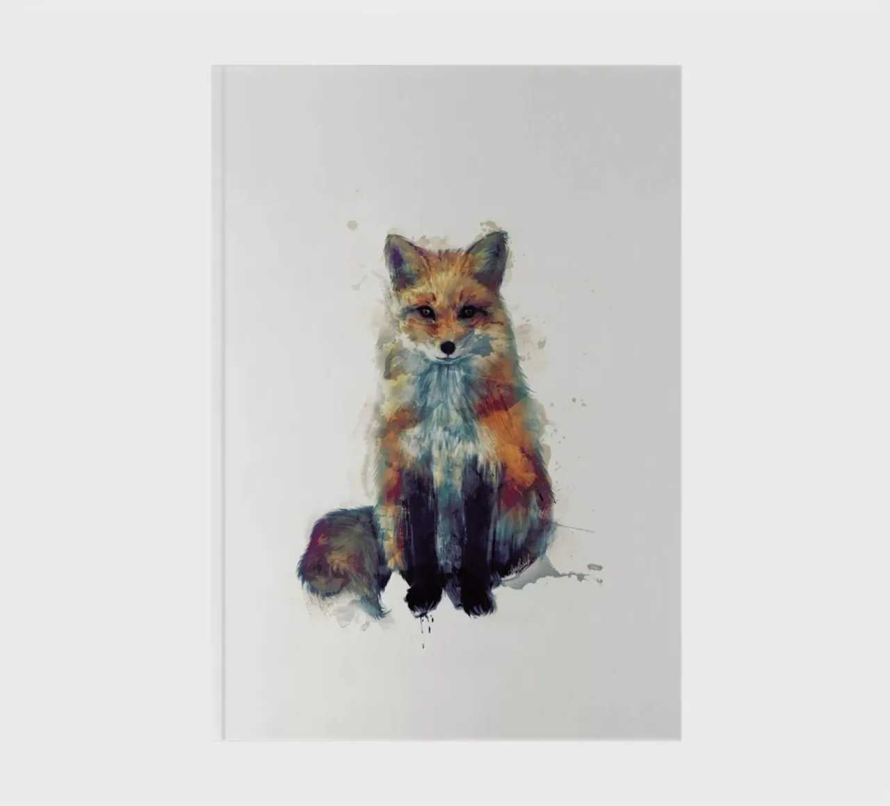 Fox notebook by Amy Hamilton