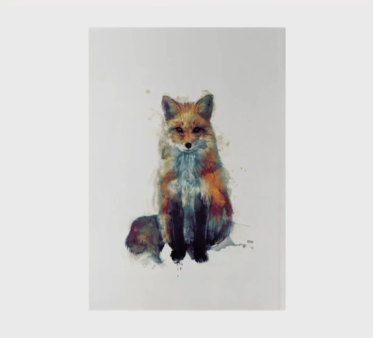 Fox notebook by Amy Hamilton