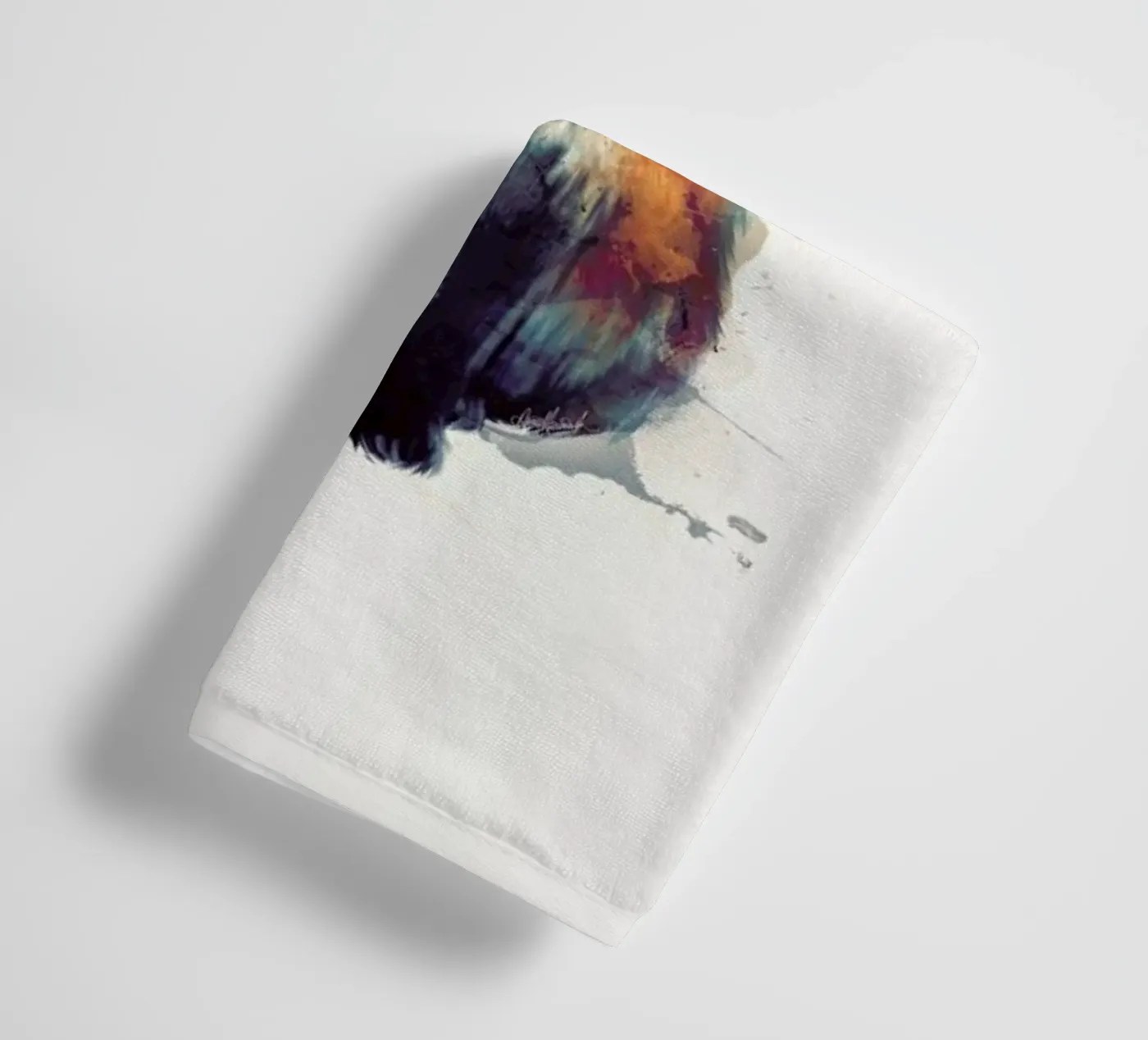 Fox towel by Amy Hamilton