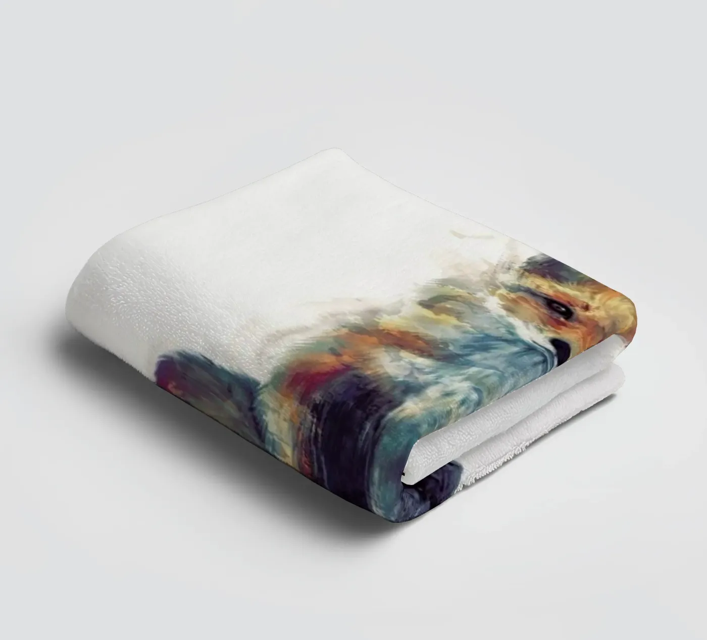 Fox towel by Amy Hamilton