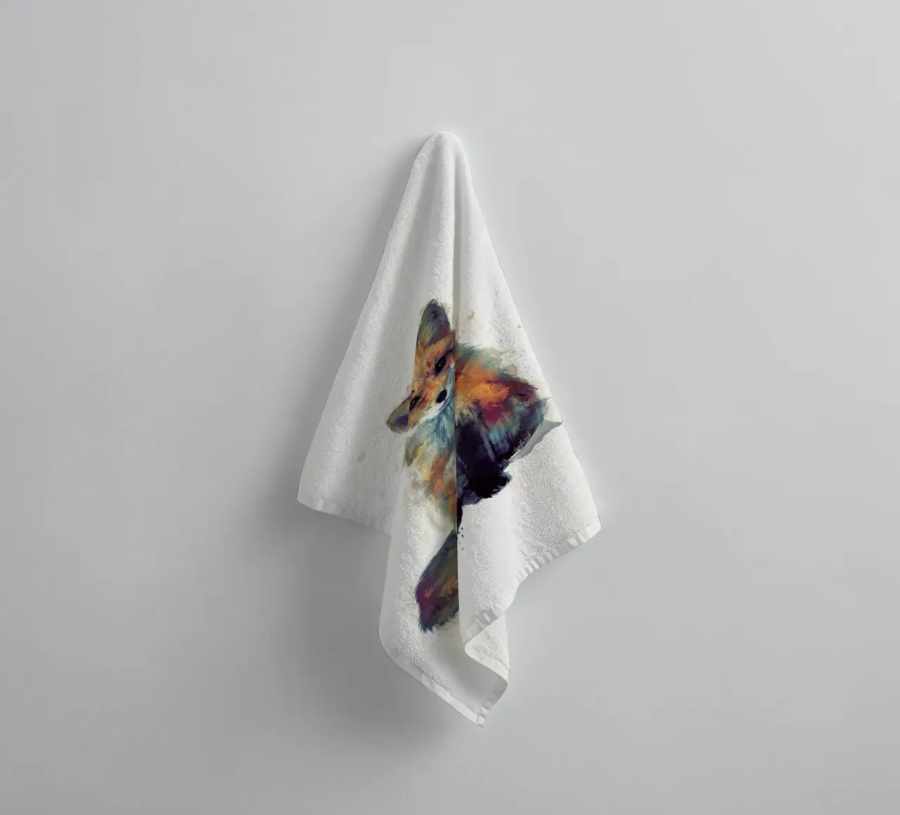 Fox badhanddoek van Amy Hamilton