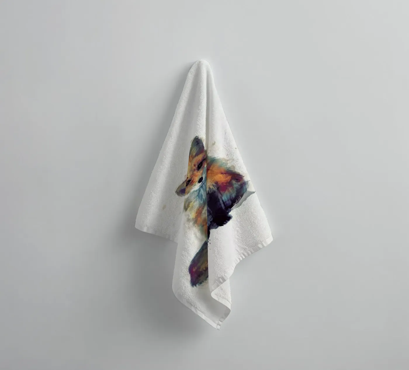 Fox badhanddoek van Amy Hamilton