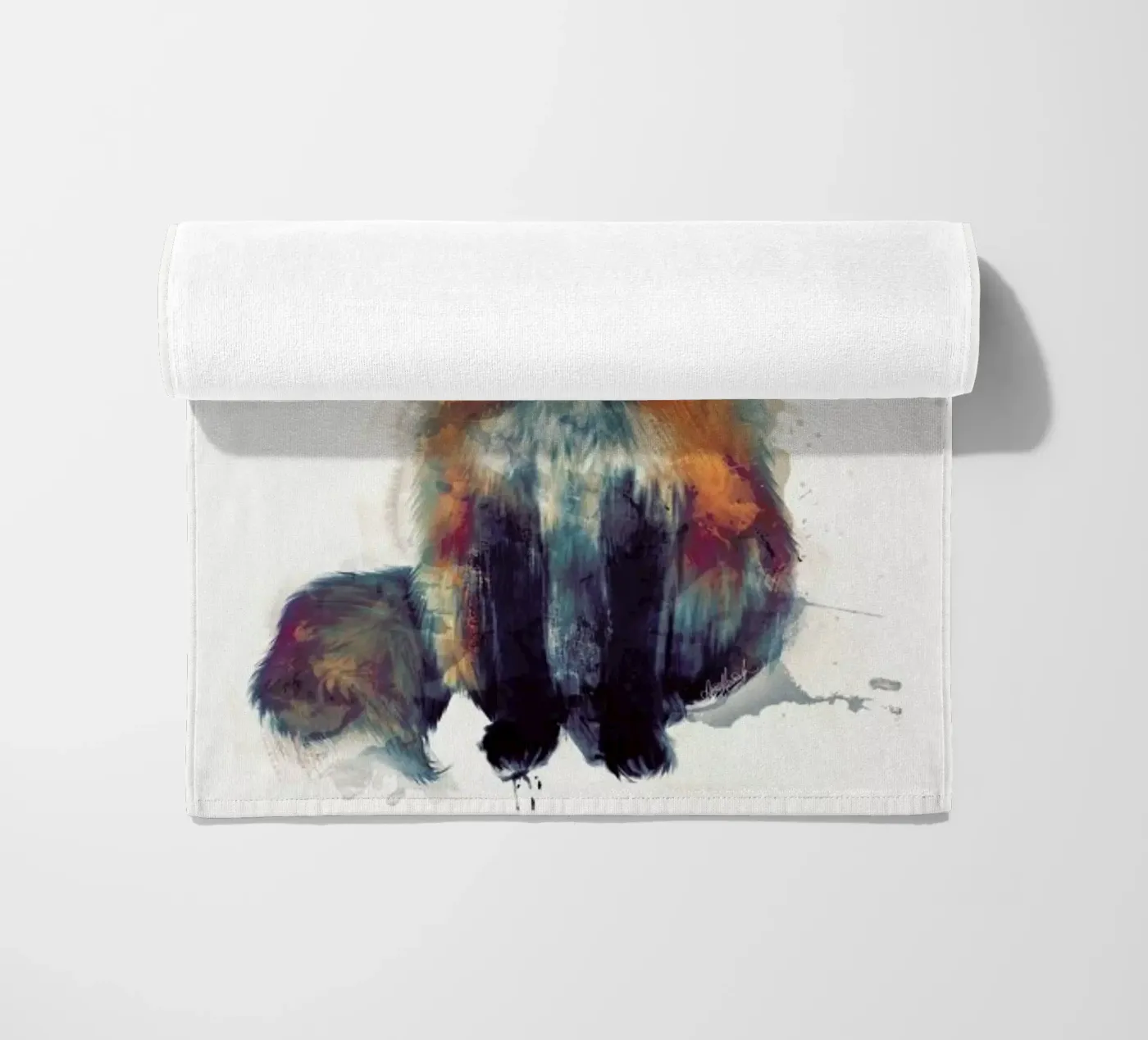 Fox strandhanddoek van Amy Hamilton