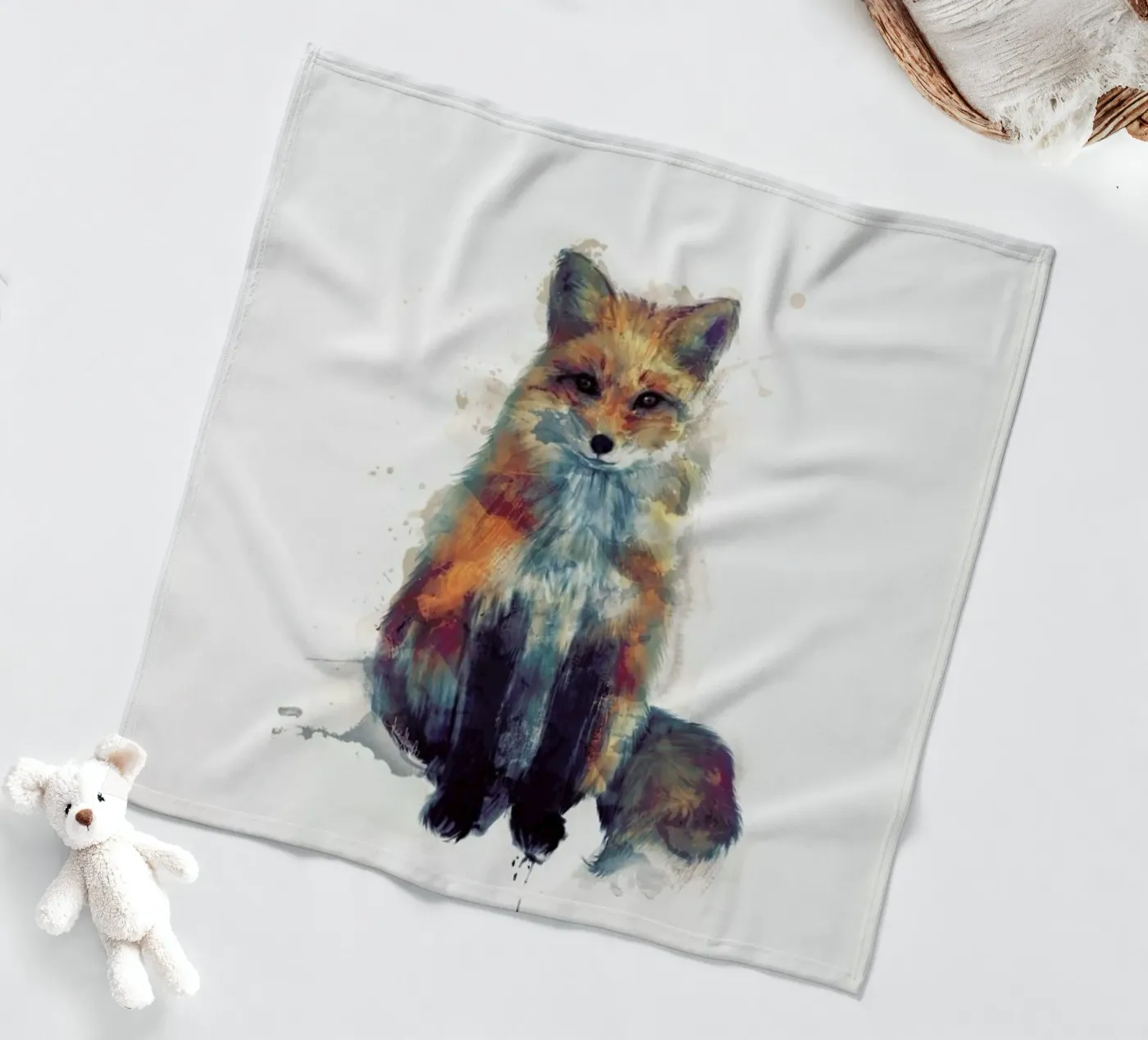 Fox plaid polaire de Amy Hamilton