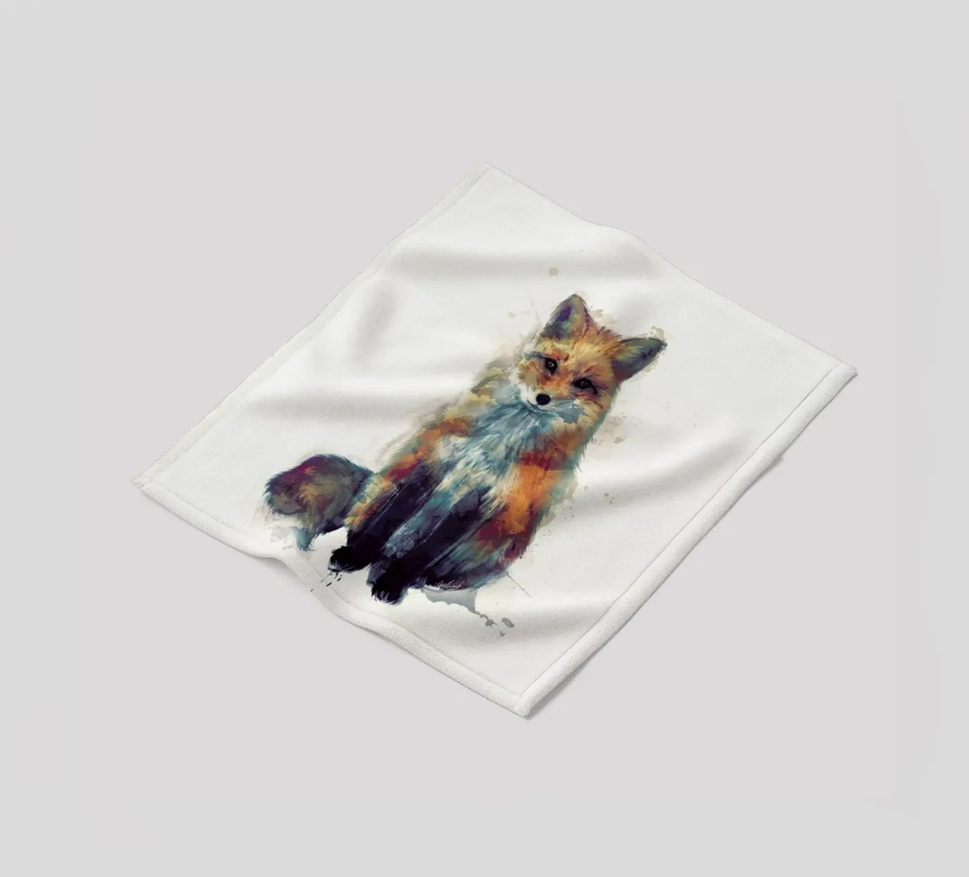 Fox plaid polaire de Amy Hamilton