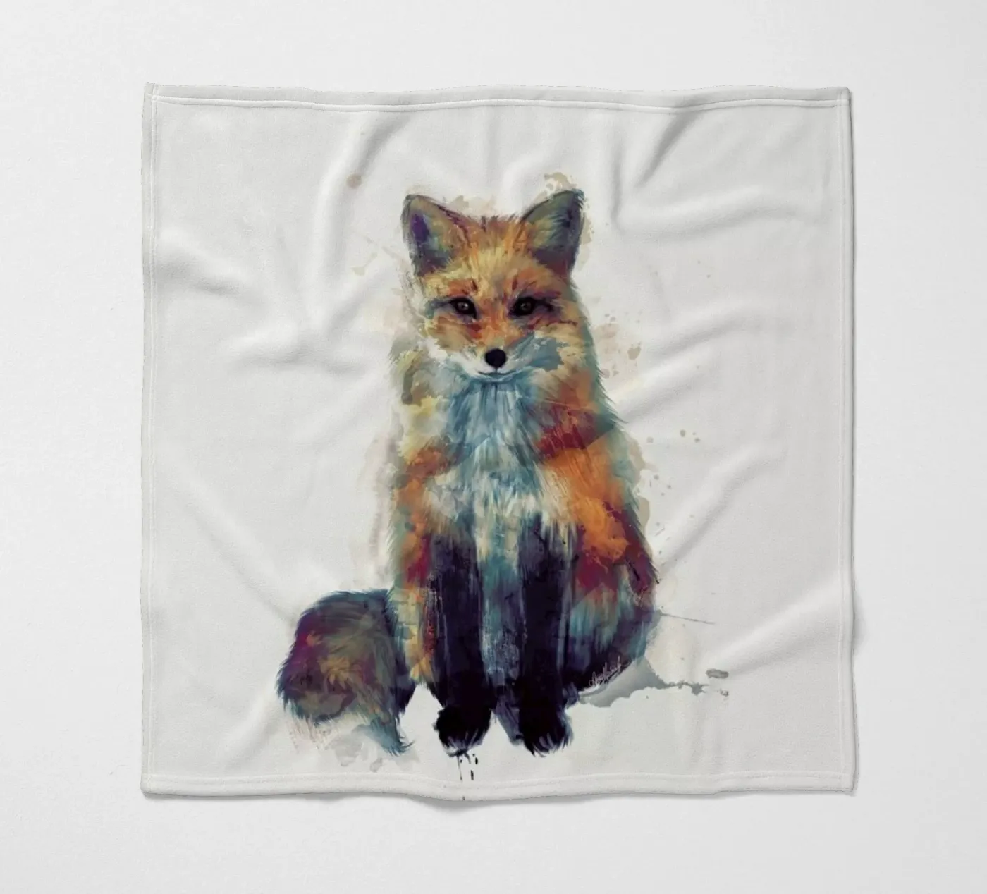 Fox plaid polaire de Amy Hamilton