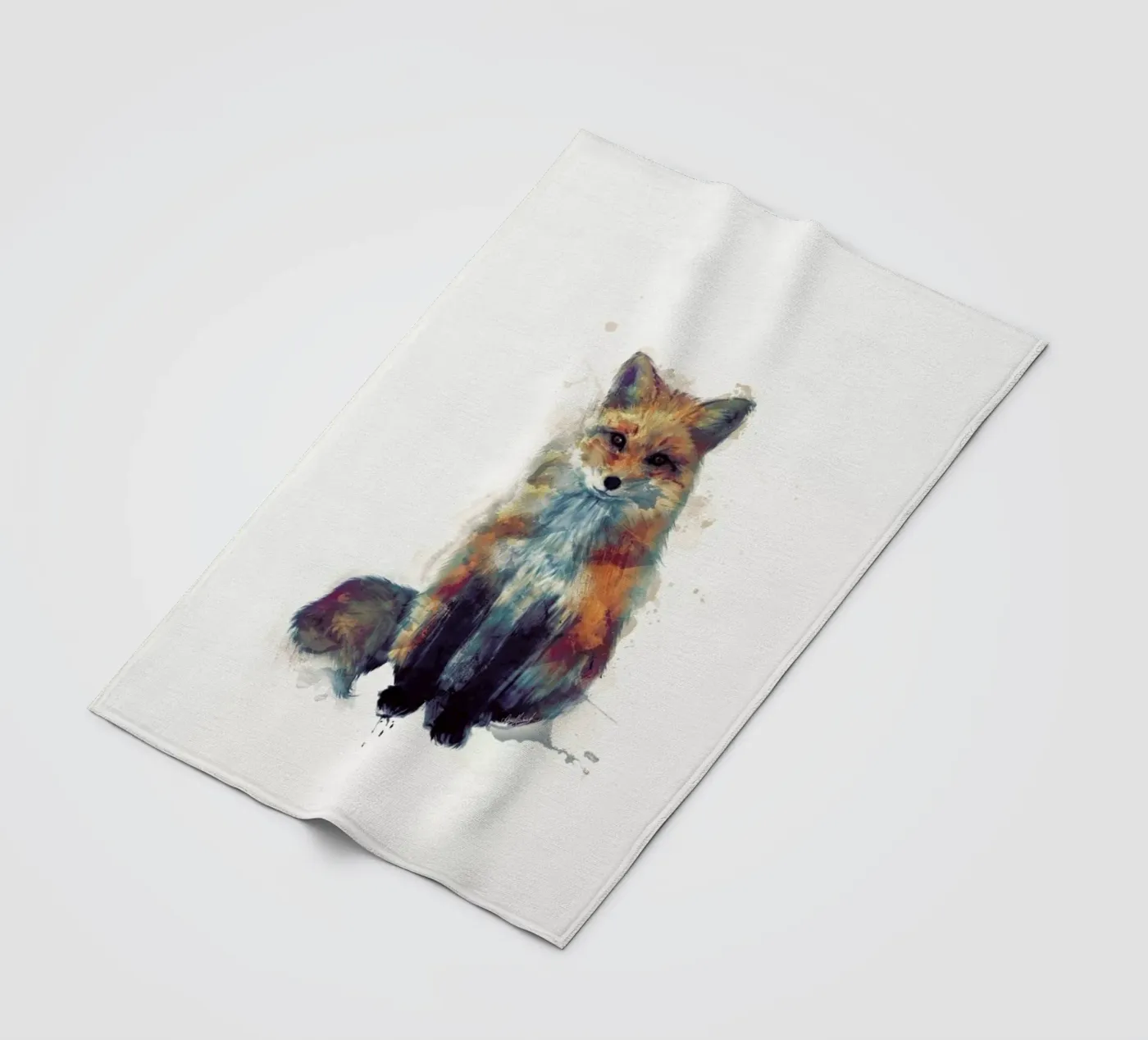 Fox plaid polaire de Amy Hamilton