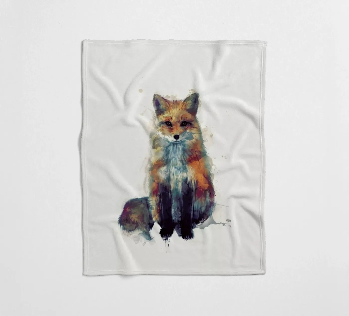 Fox plaid polaire de Amy Hamilton