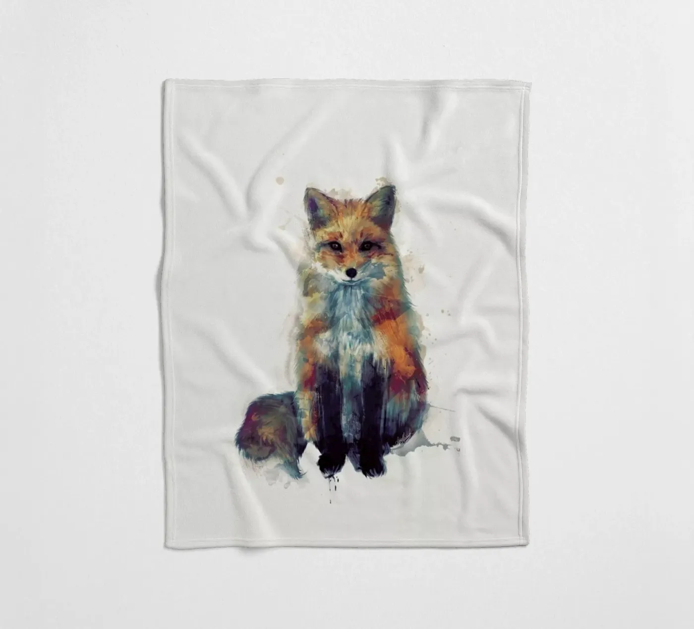 Fox coperta in pile da Amy Hamilton