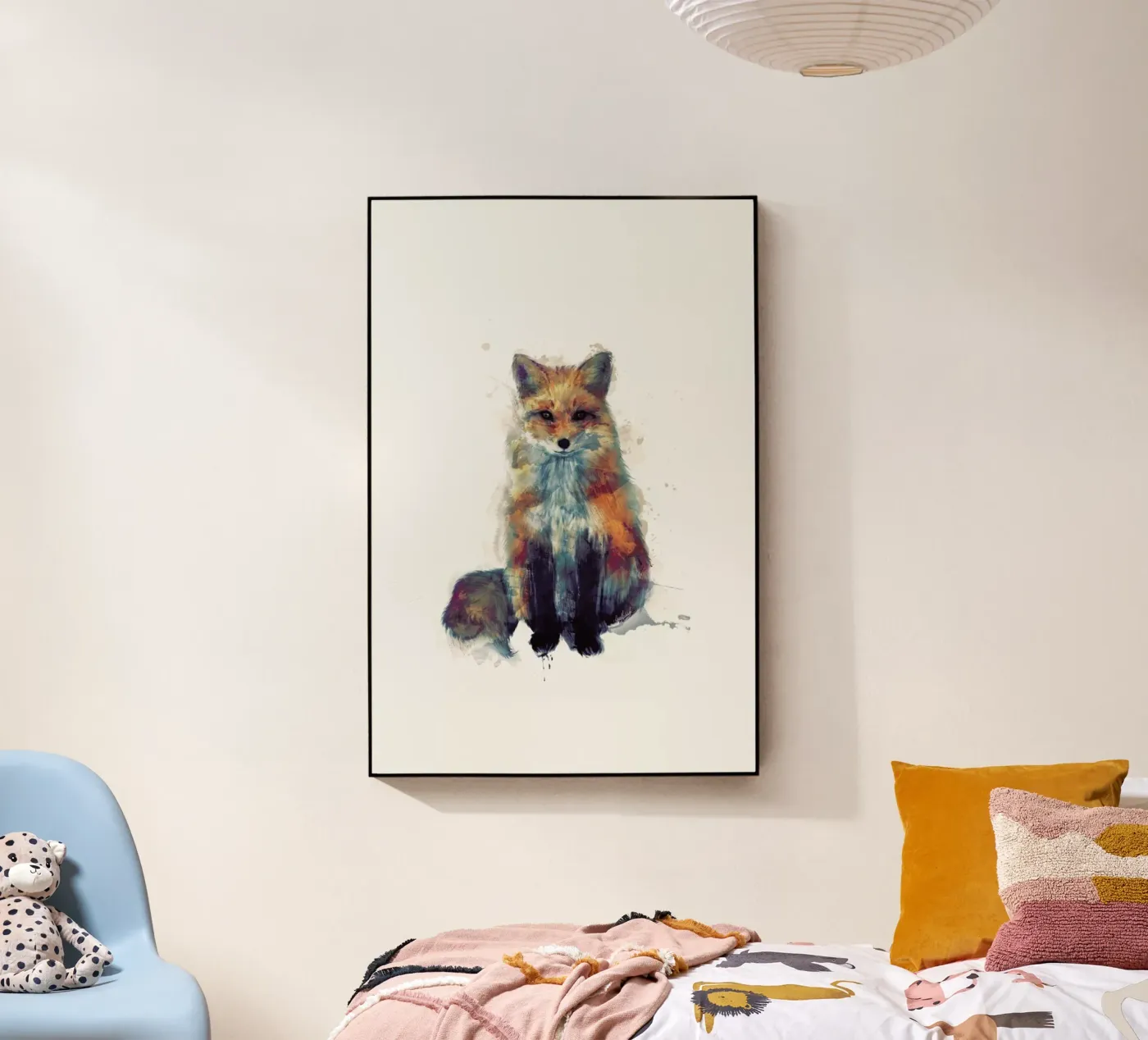 Fox acrylic glass by Amy Hamilton
