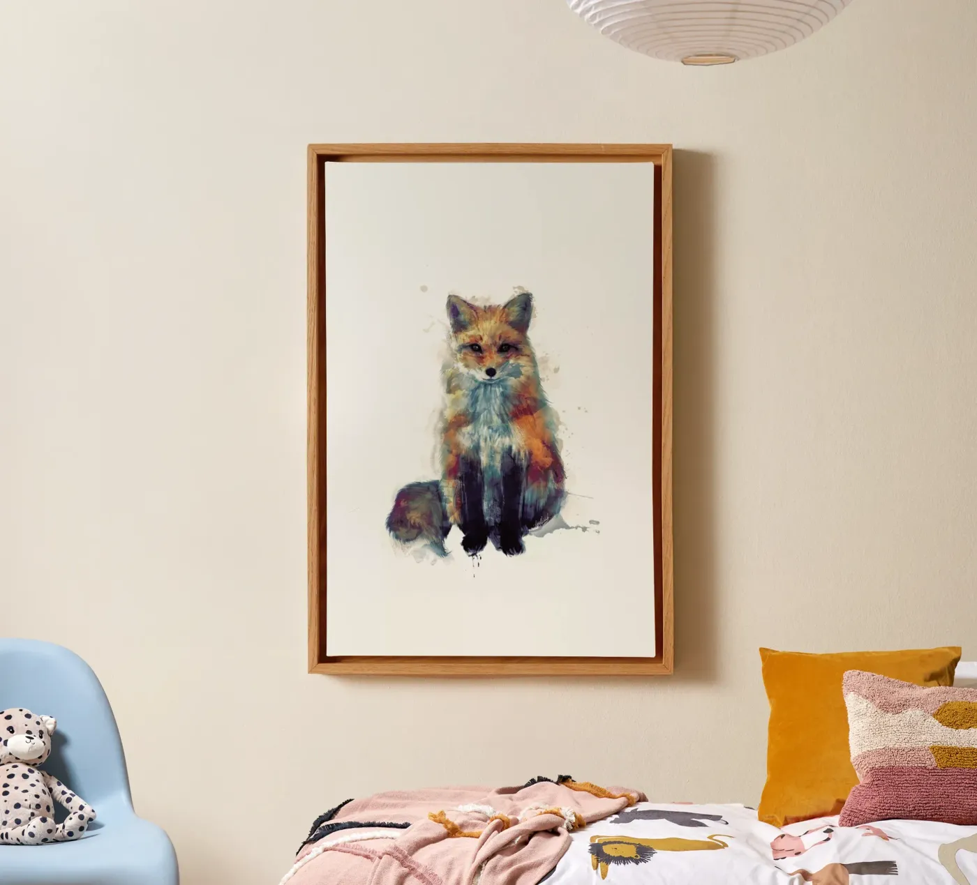 Fox canvas van Amy Hamilton