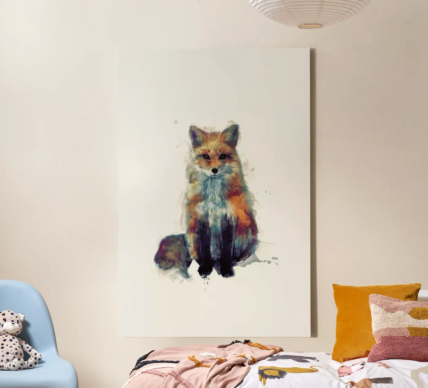 Fox canvas van Amy Hamilton