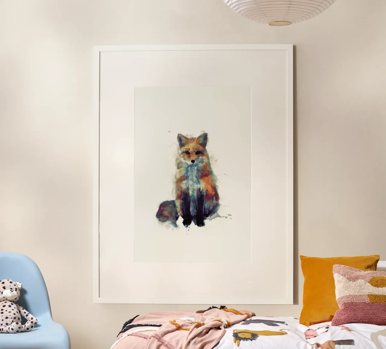 Fox poster by Amy Hamilton