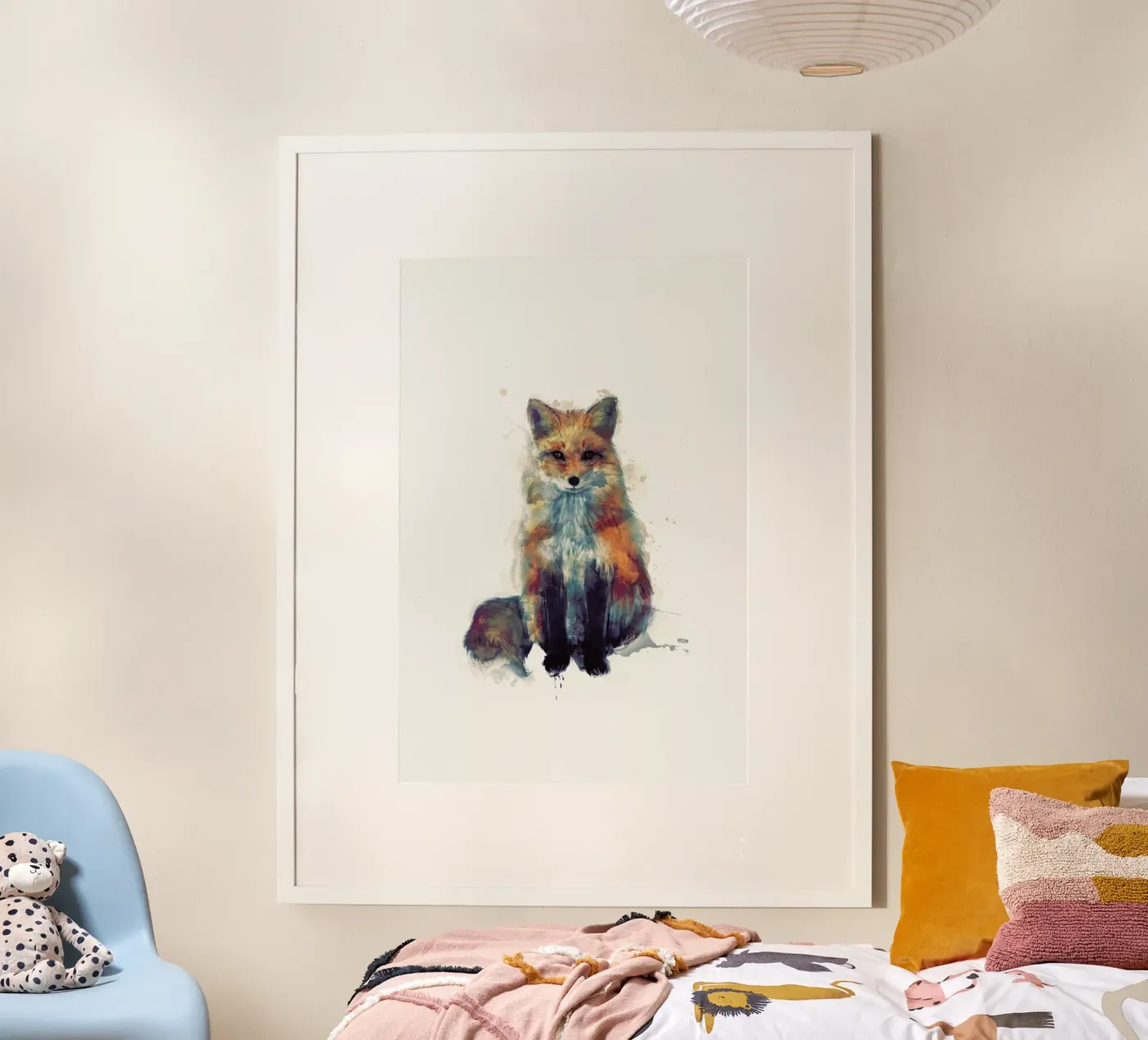 Fox Poster von Amy Hamilton
