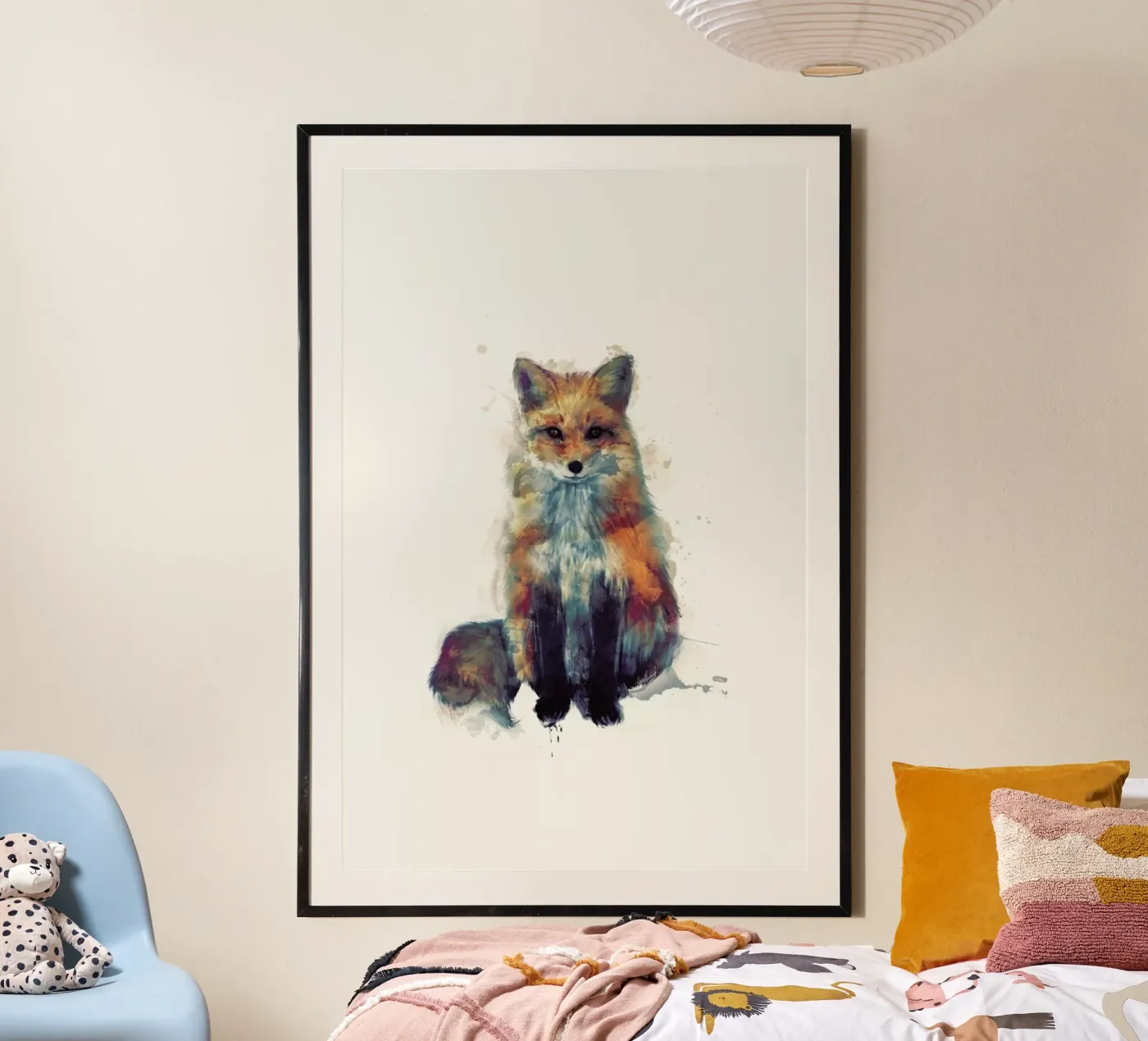 Fox poster by Amy Hamilton