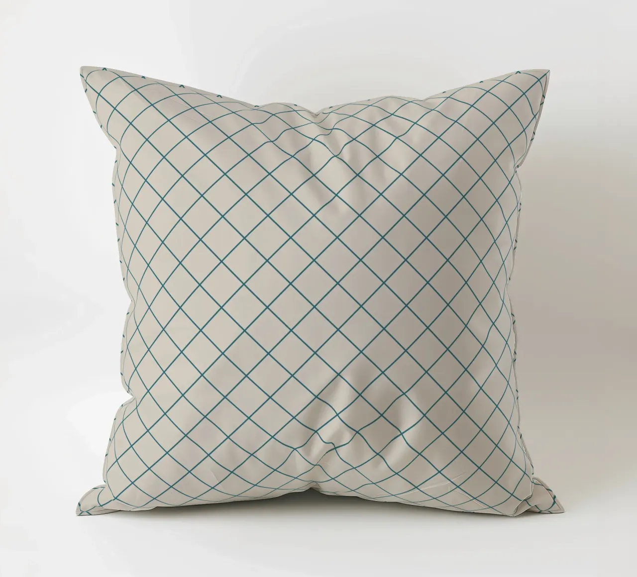 Geometrics Teal cuscino da Kate Westworth