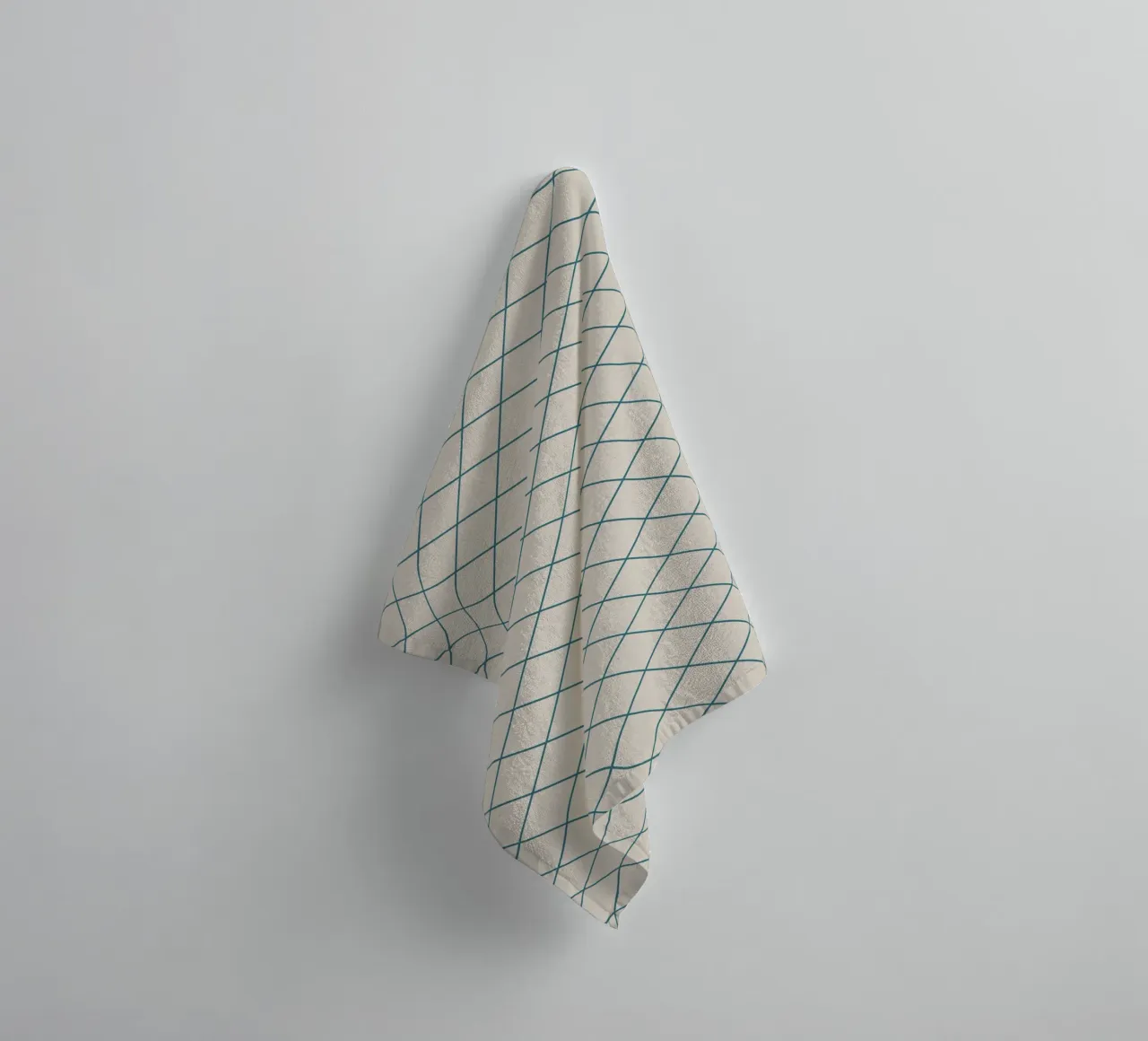 Geometrics Teal asciugamano da bagno da Kate Westworth