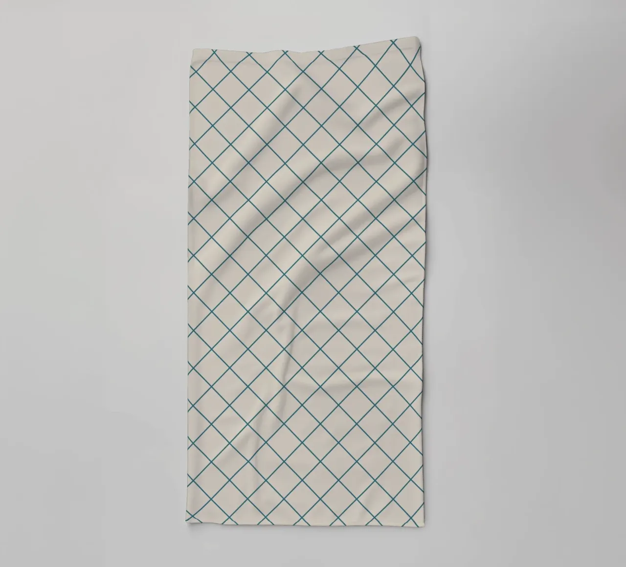 Geometrics Teal asciugamano da bagno da Kate Westworth