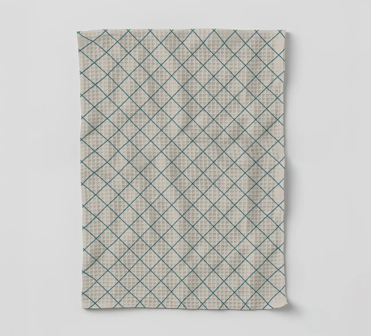 Geometrics Teal canovaccio da cucina da Kate Westworth