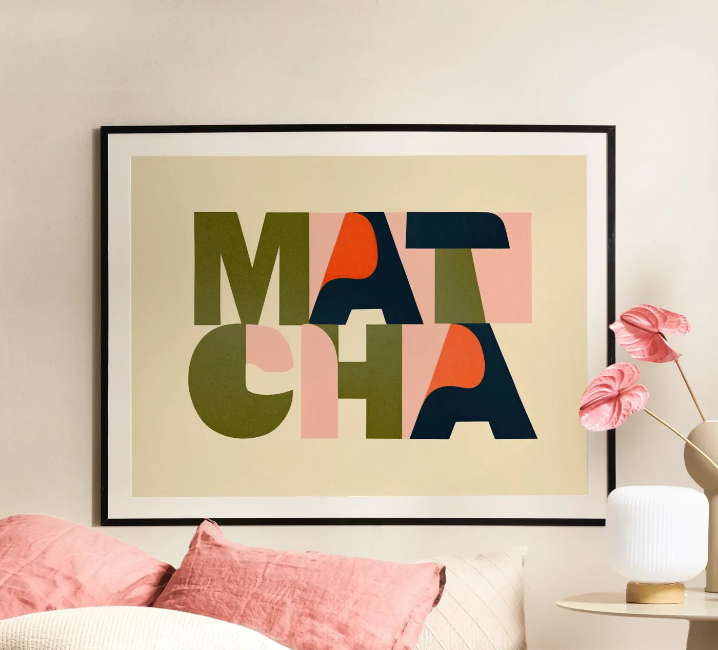 Matcha poster by Holiday Hearth Prints