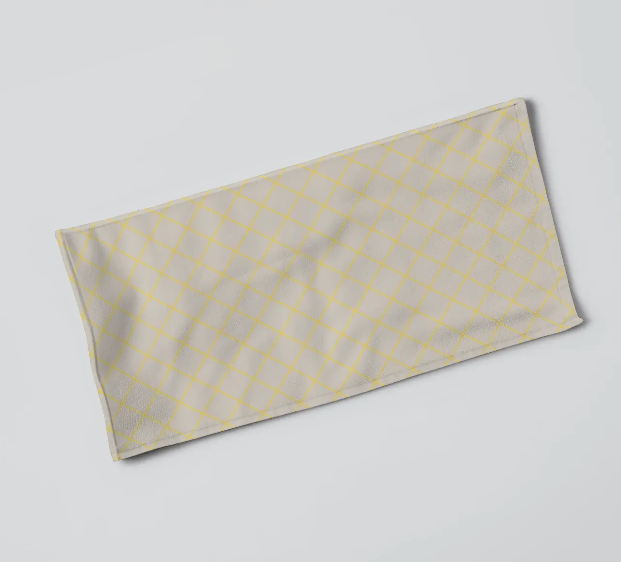 Geometrics Yellow asciugamano da bagno da Kate Westworth