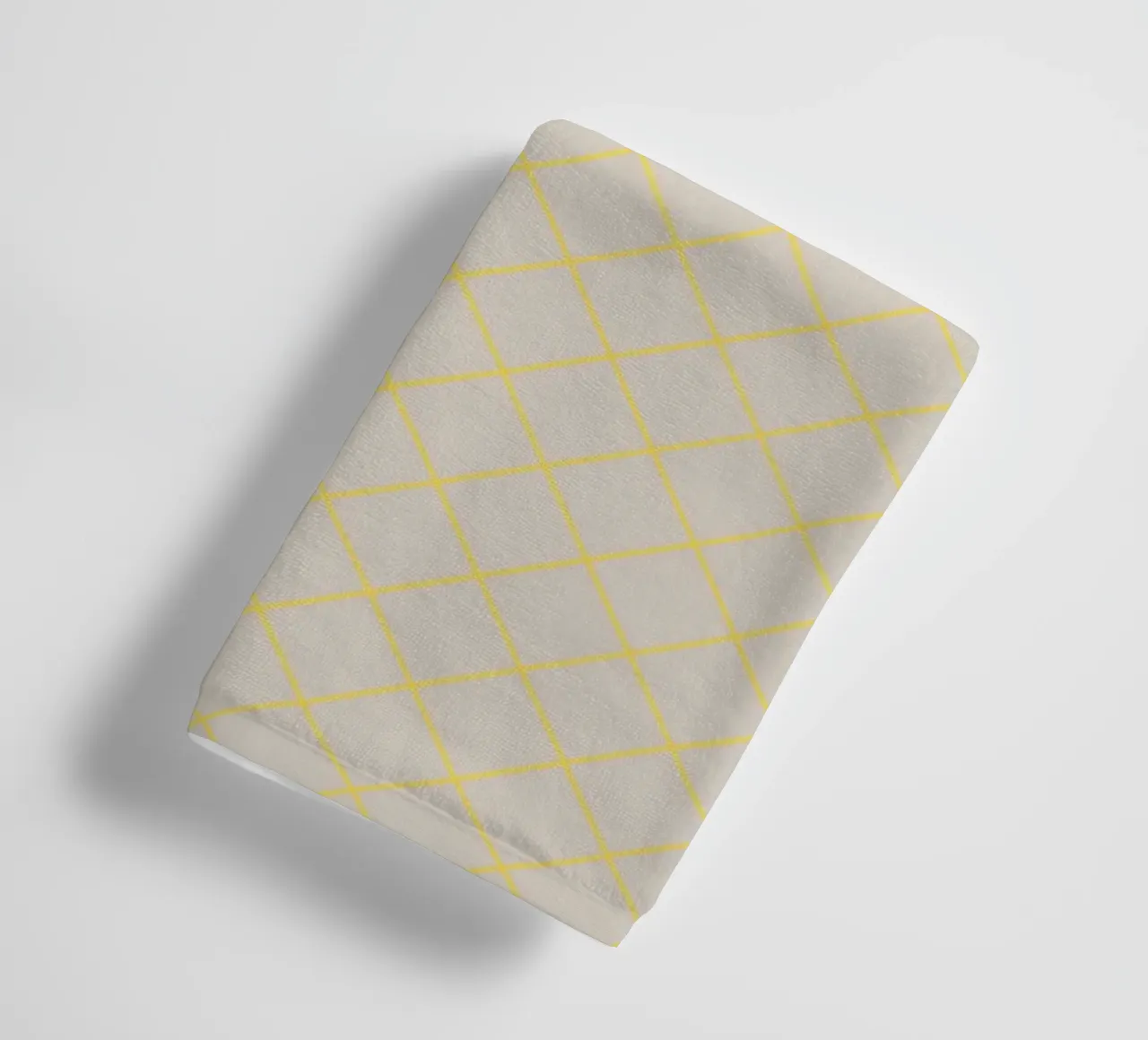 Geometrics Yellow asciugamano da bagno da Kate Westworth