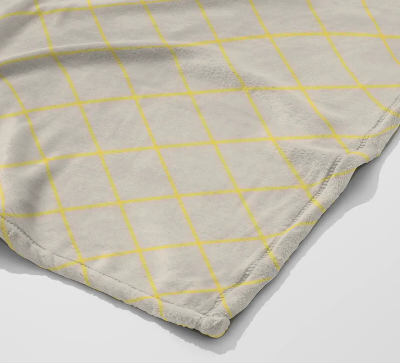 Geometrics Yellow Fleecedecke von Kate Westworth