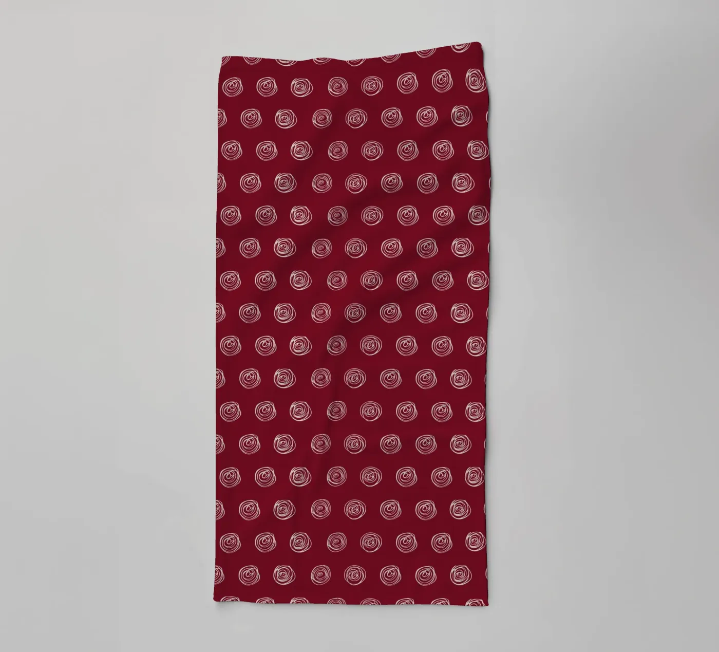 Dots Red Handtuch von Kate Westworth