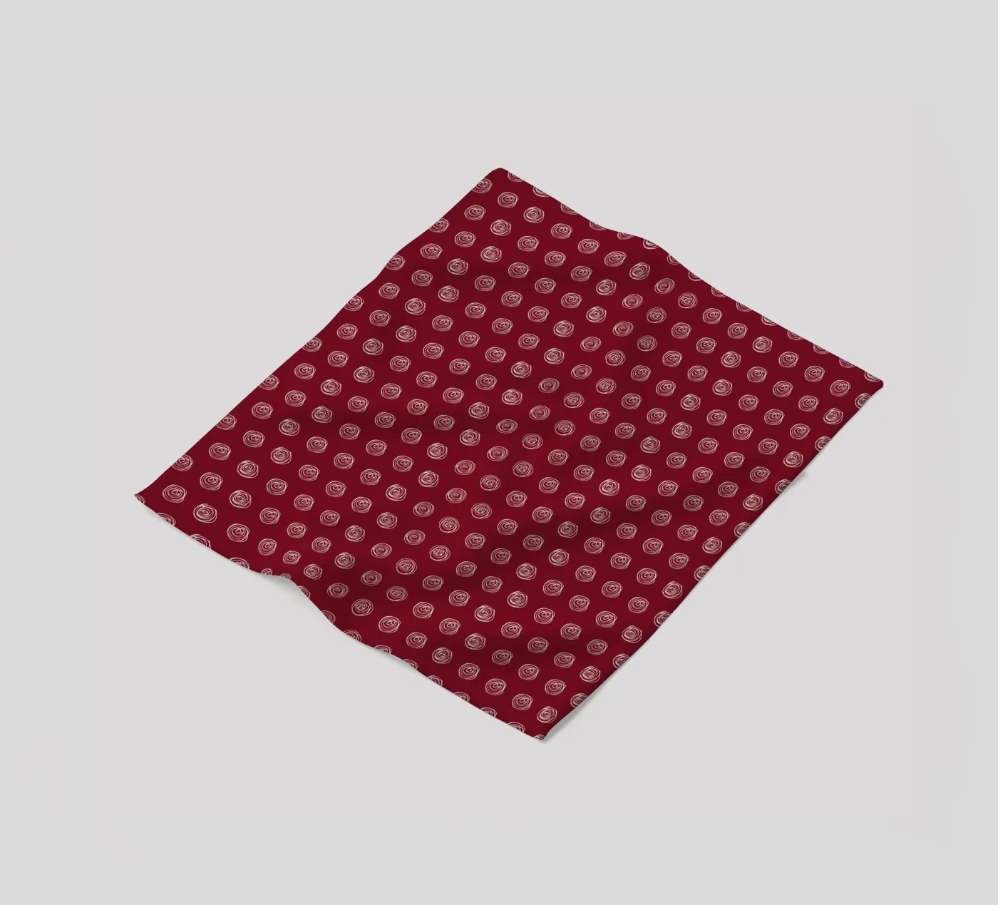 Dots Red fleece blanket by Kate Westworth