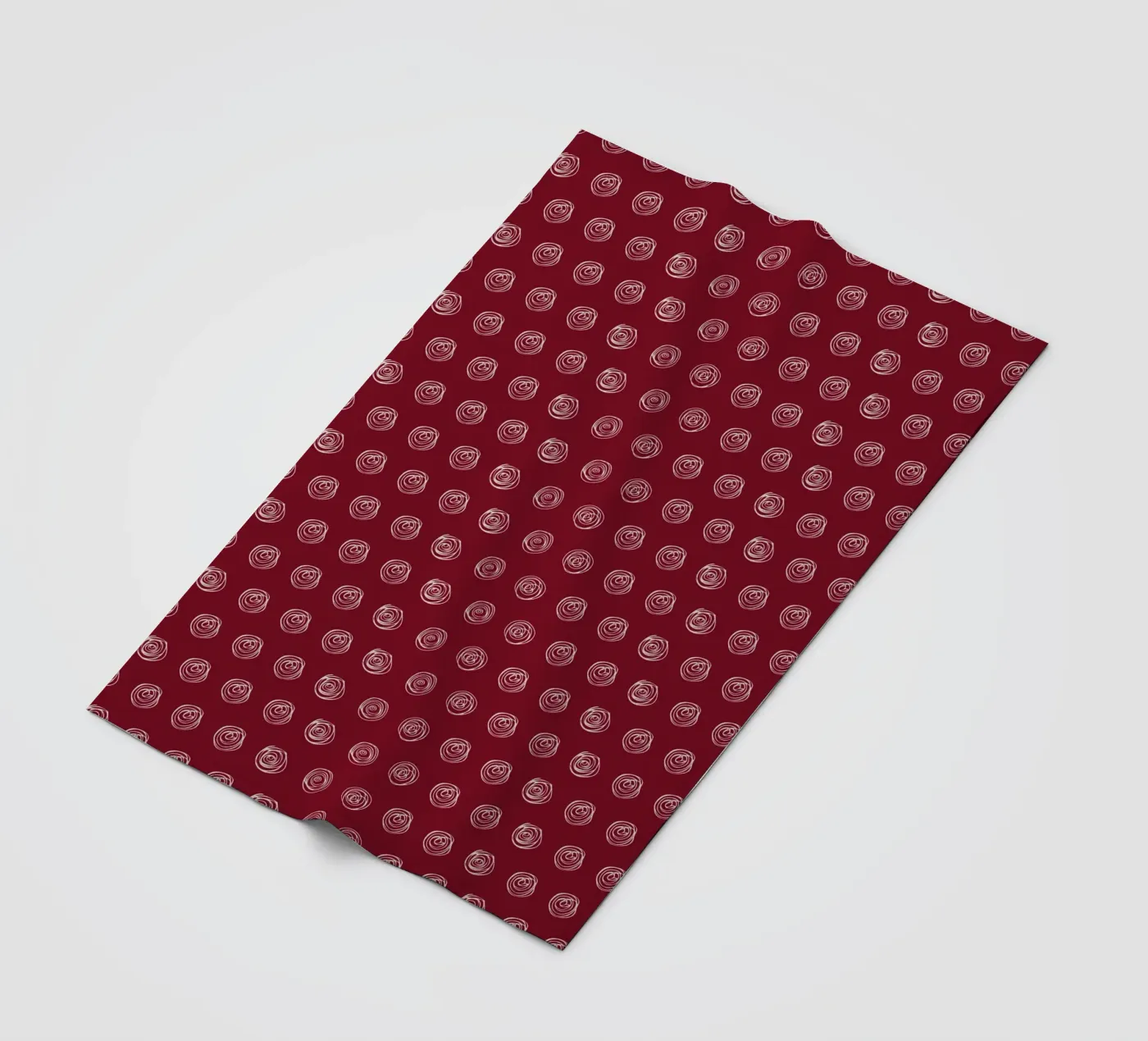 Dots Red fleece blanket by Kate Westworth