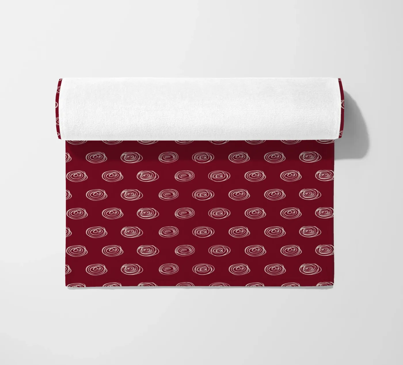 Dots Red strandhanddoek van Kate Westworth