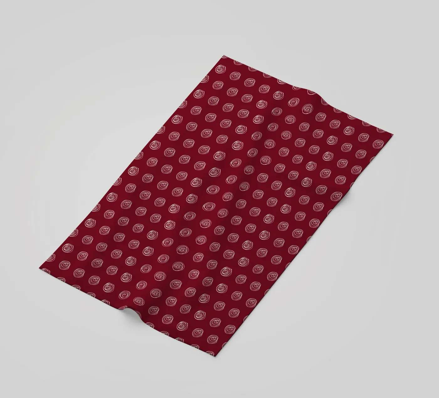 Dots Red strandhanddoek van Kate Westworth