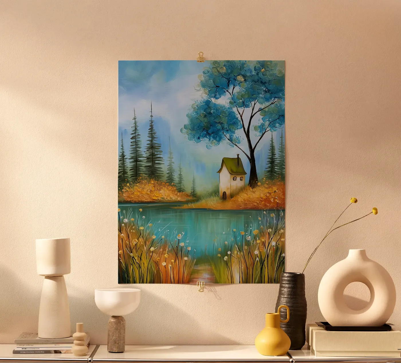 Whimsical Cottage poster da Schön