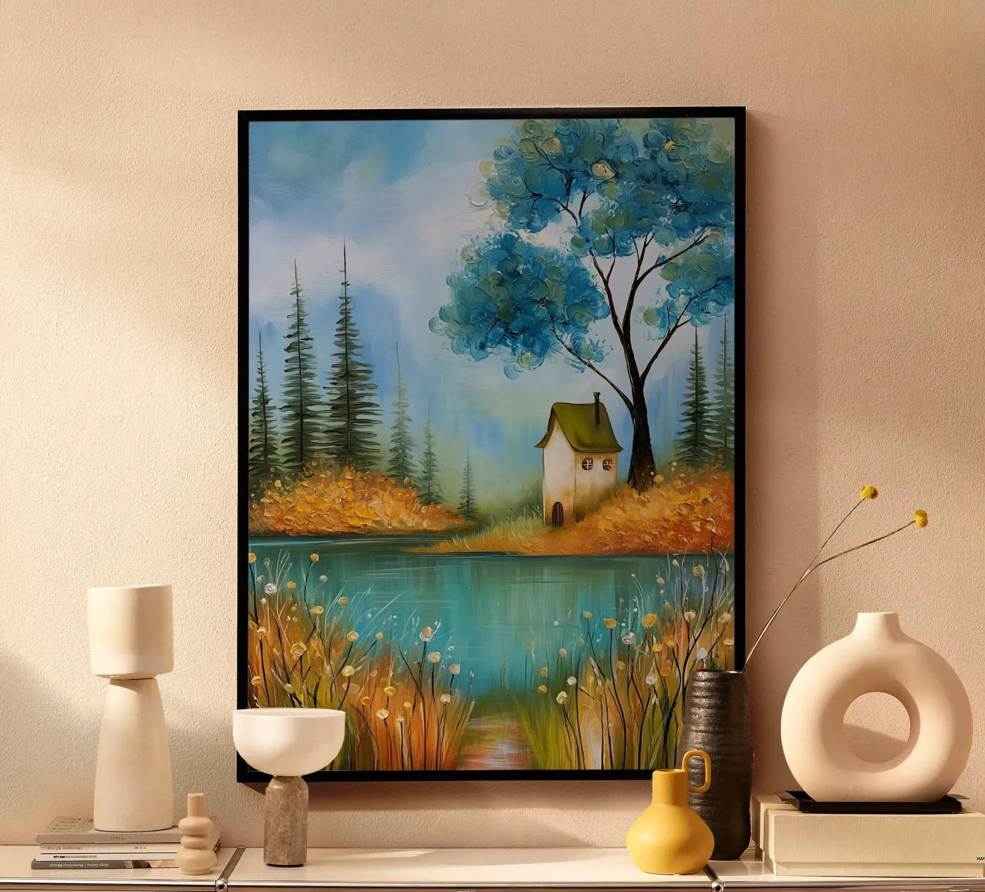Whimsical Cottage poster da Schön