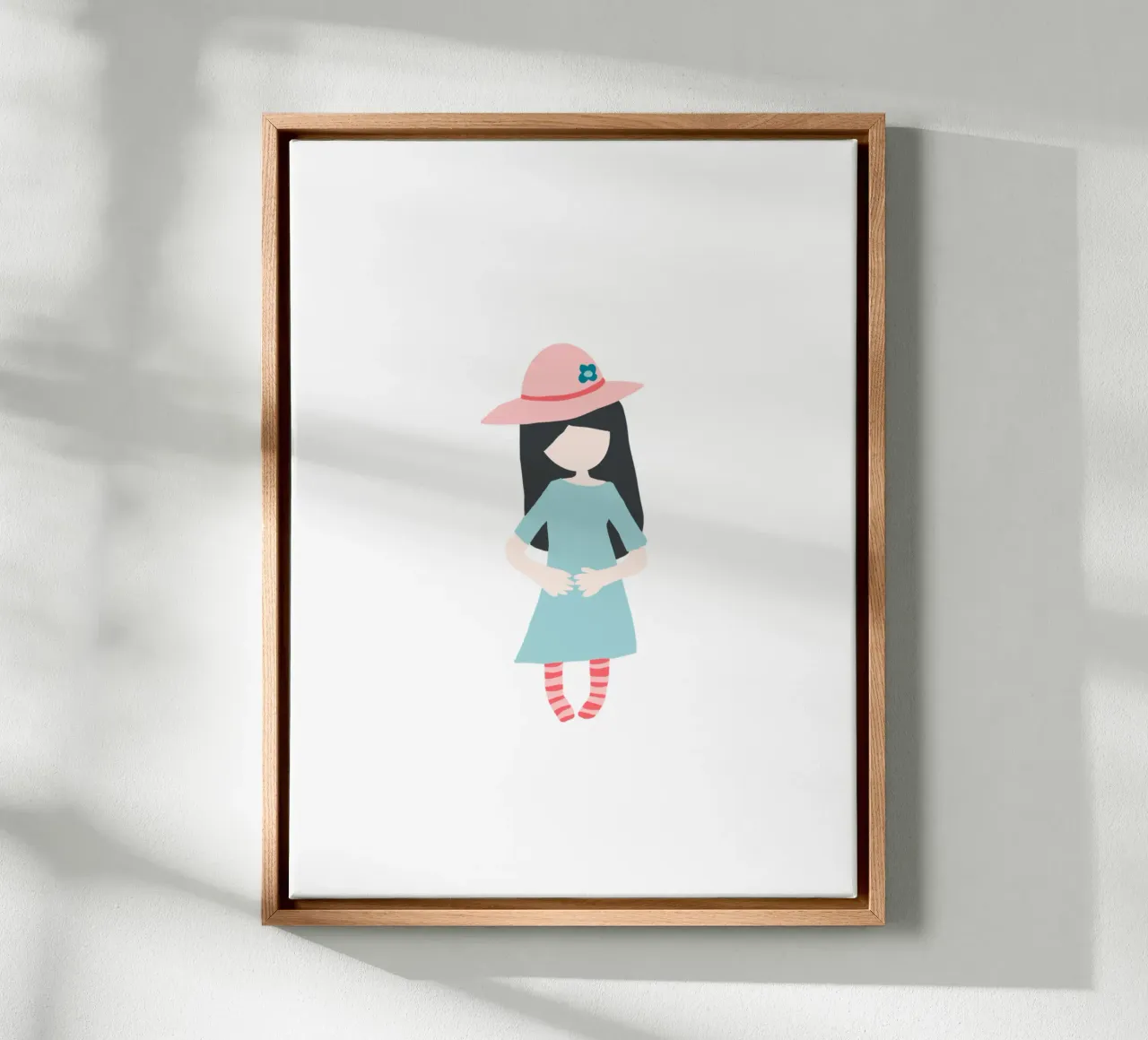 My pretty Girl tela con Cornice a cassetta da Miris bunte Modewelt