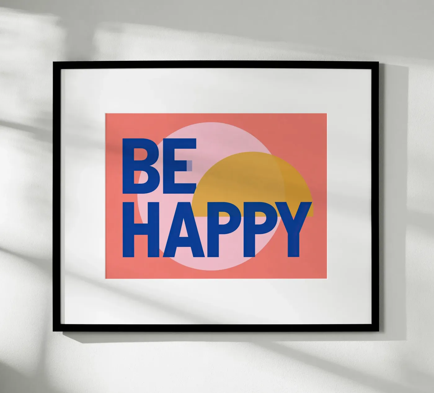 Be Happy poster da Holiday Hearth Prints