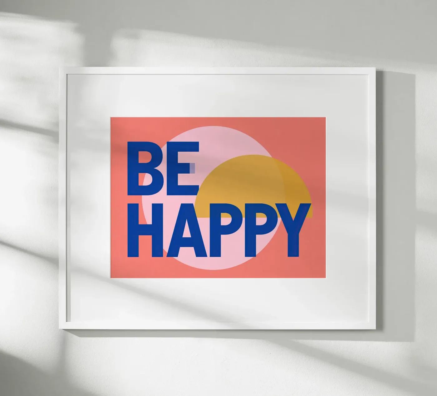 Be Happy poster da Holiday Hearth Prints
