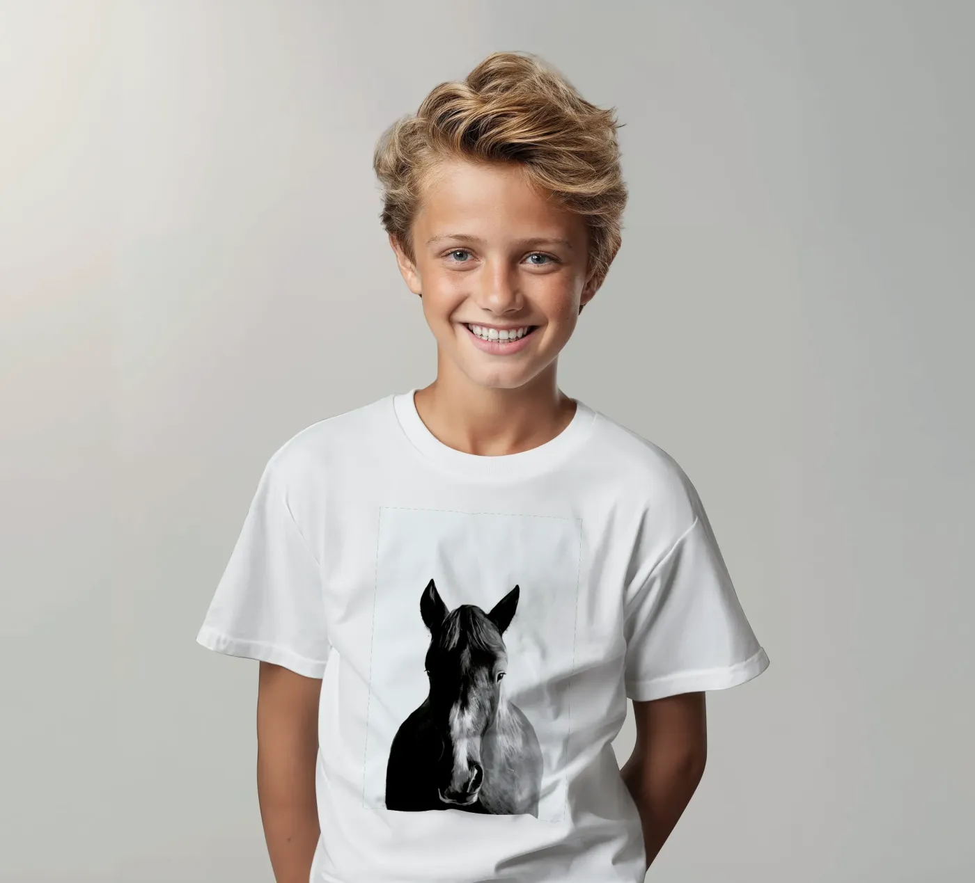 Horse t-shirt bambini da Amy Hamilton