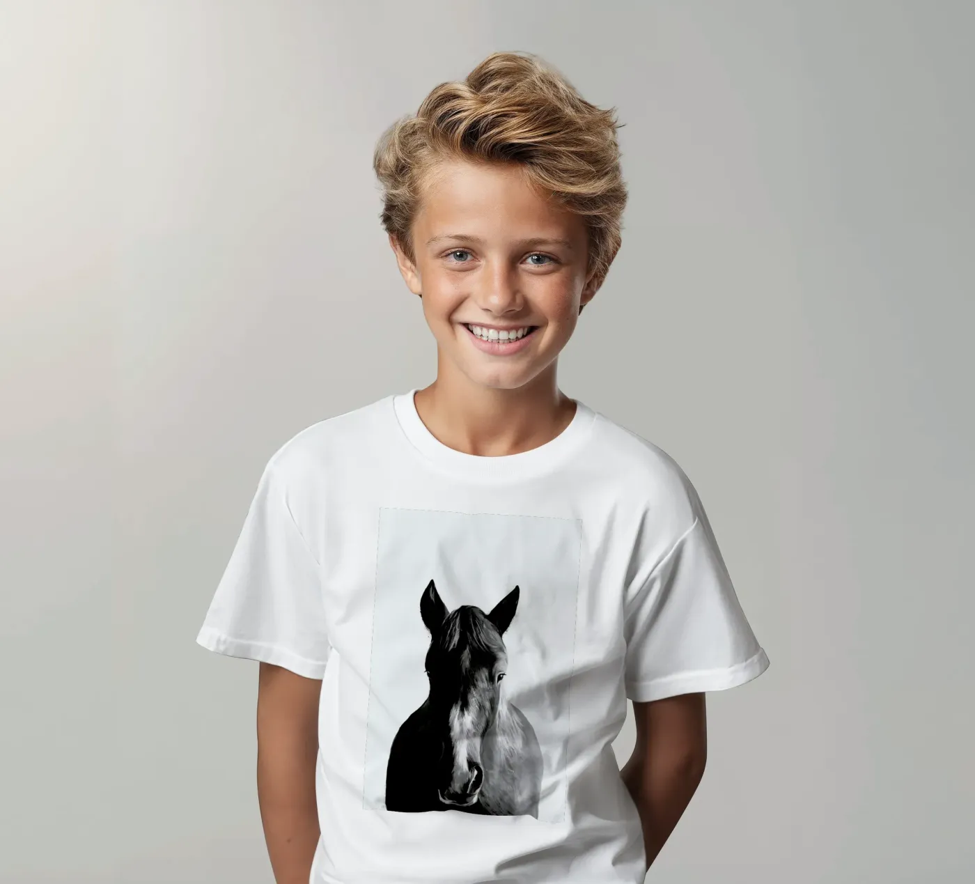 Horse t-shirt bambini da Amy Hamilton
