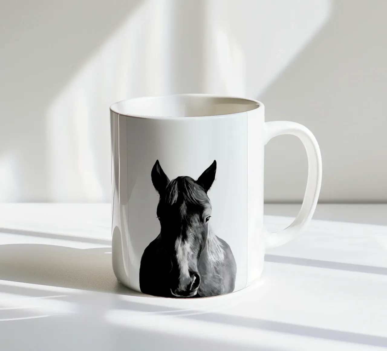 Horse ceramic mug by Amy Hamilton