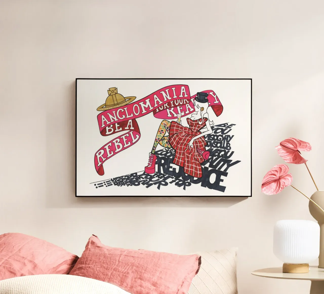 Anglomania plexiglass da Kate Westworth
