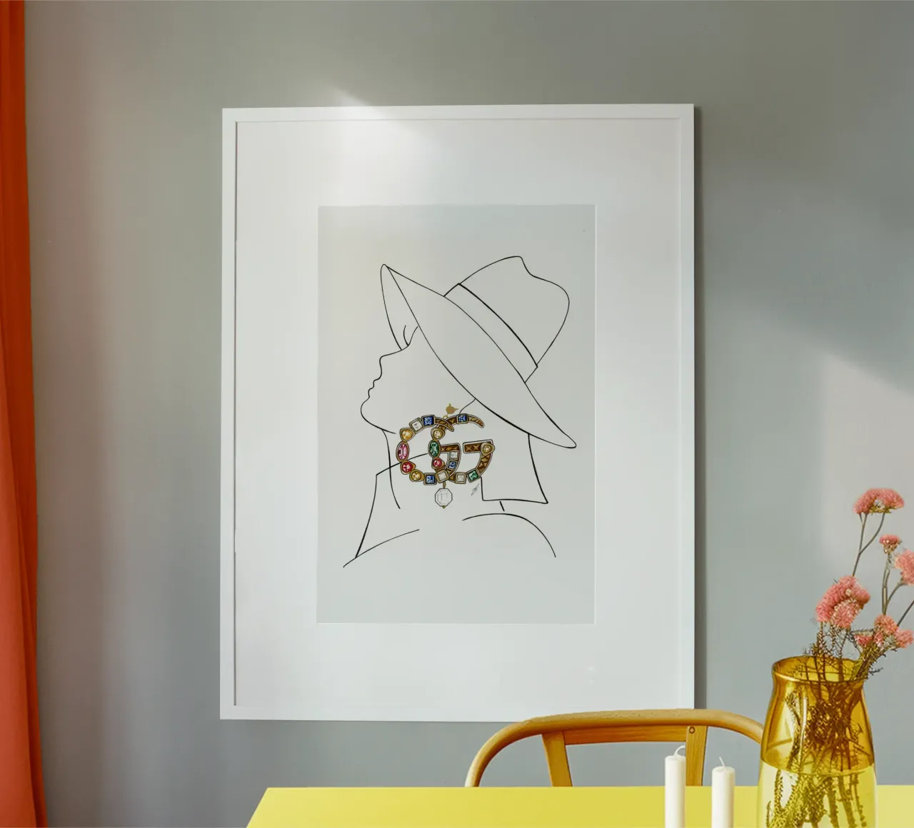 Earrings poster da Kate Westworth