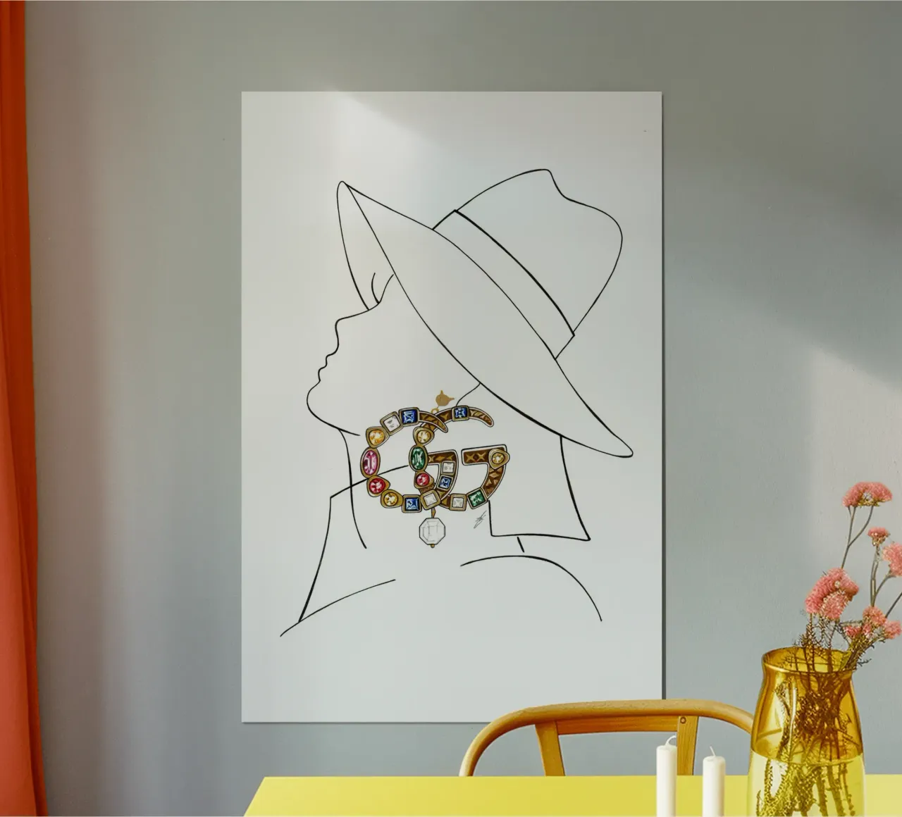 Earrings poster da Kate Westworth