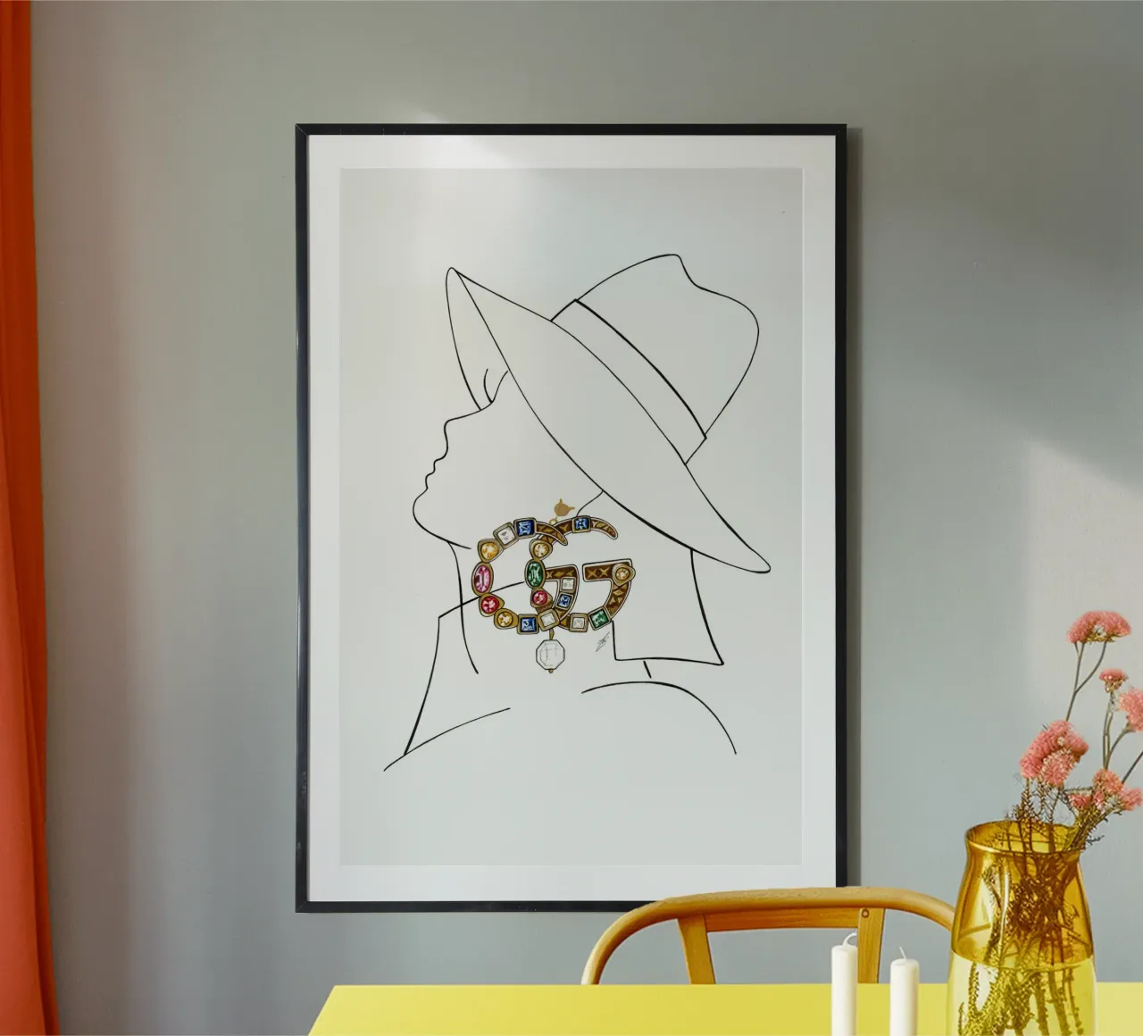 Earrings poster da Kate Westworth