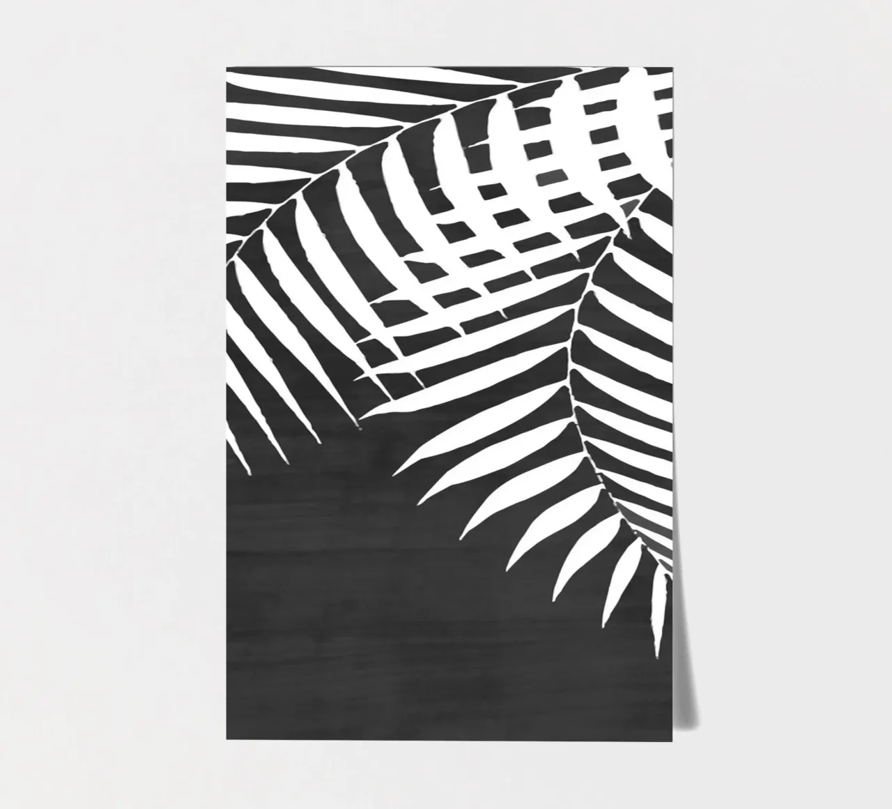 Black Paint Stroke of Palm Leaves sticker sheet by amini54
